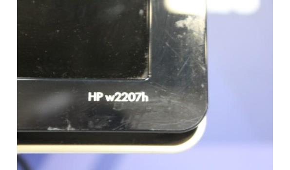 tft-scherm HP, W2207h, werking niet  gekend, zonder kabels
